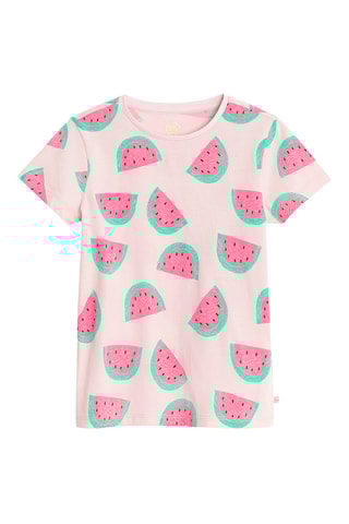 2 t-shirts - Rose poudré et blanc