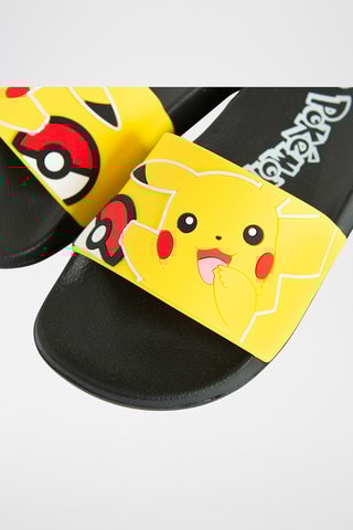 Mules Pikachu Pokémon - Noir