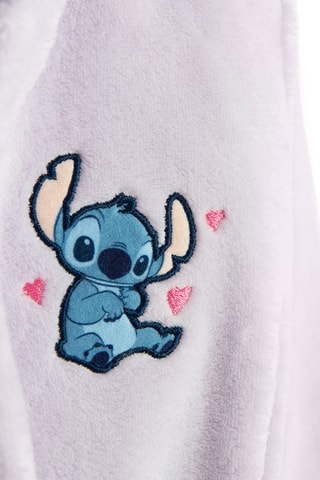 Peignoir à capuche Stitch et Angel Lilo et Stitch Disney - Violet
