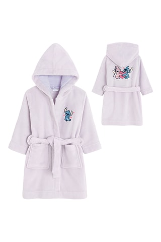 Peignoir à capuche Stitch et Angel Lilo et Stitch Disney - Violet