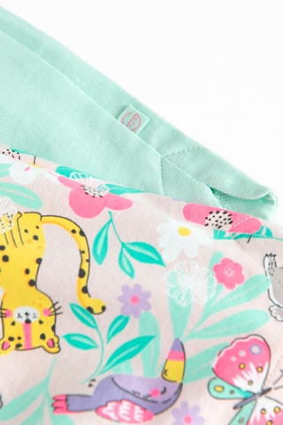 2 shorts - Vert clair et rose poudré