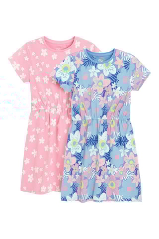 2 robes - Rose et bleu clair