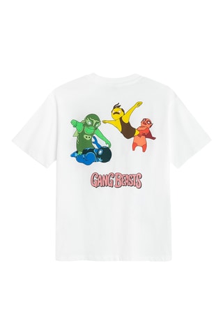T-shirt Gang Beasts - Blanc
