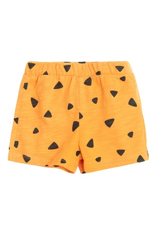 T-shirt et short Bamm-Bamm Rubble Les Pierrafeu - Anthracite chiné et orange