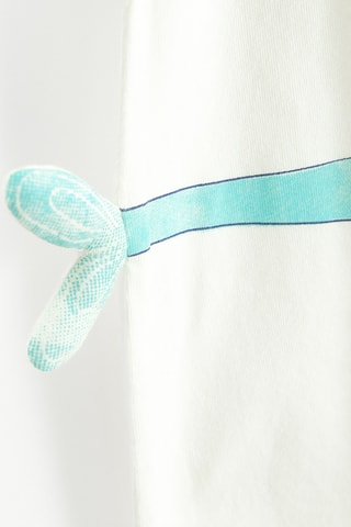 T-shirt et legging - Blanc et turquoise