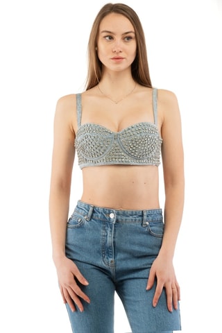 Crop top - Azul