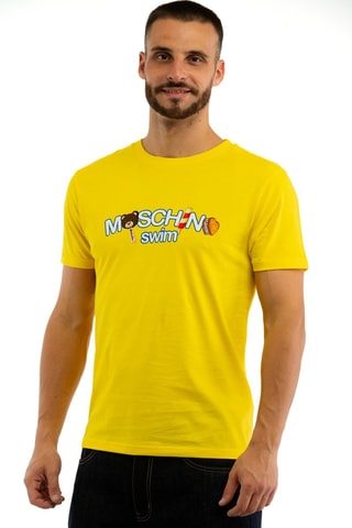 Camiseta - Blanco, amarillo y marrón