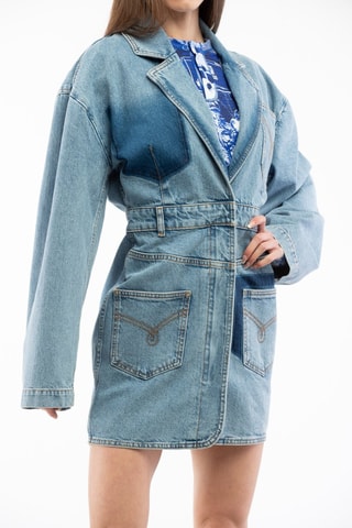 Vestido camisero - Azul