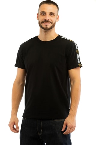 Camiseta - Blanco, negro y amarillo