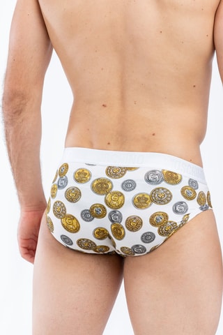 Slip - Blanco y gris