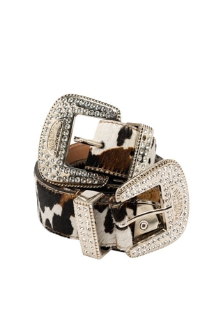 Cinturón - Blanco, azul y negro