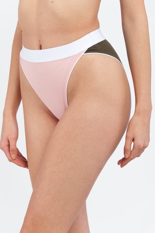 Braga brasileña - Blanco y rosa