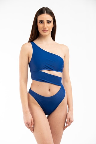 Bañador asimétrico - Azul
