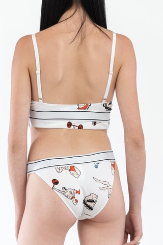 Braga - Blanco, beige y naranja