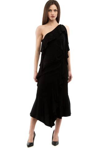 Vestido asimétrico - Negro