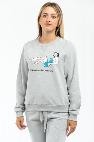 Sweat - Blanc, noir et bleu