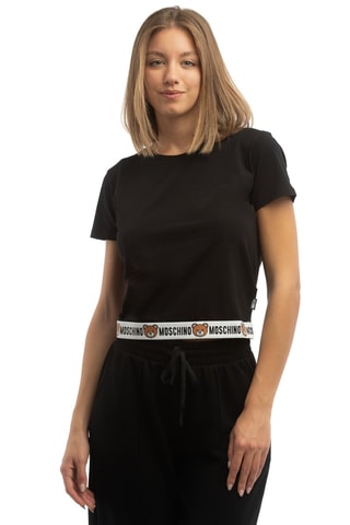 Camiseta - Blanco, negro y marrón