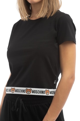 Camiseta - Blanco, negro y marrón