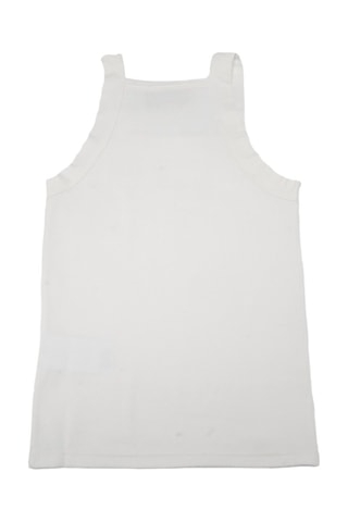 Camiseta de tirantes - Blanco y negro