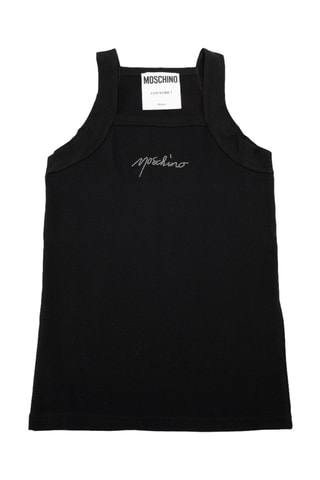 Camiseta de tirantes - Blanco y negro