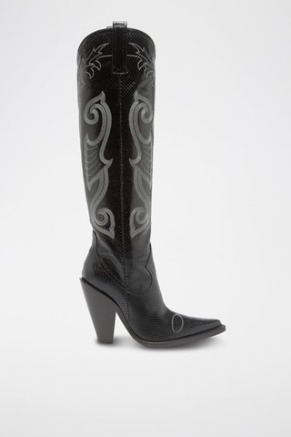 Bottes en cuir - Noir