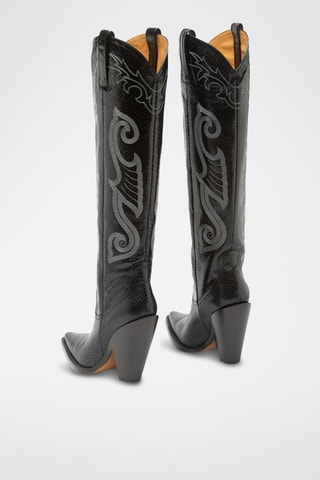 Bottes en cuir - Noir