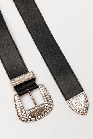 Cinturón - Plateado y negro