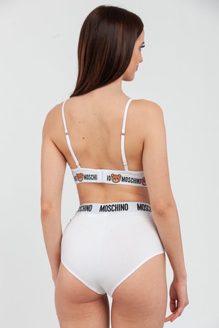 Sujetador - Blanco, negro y naranja