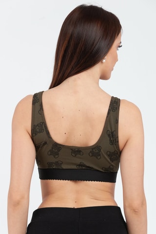 Sujetador deportivo - Negro y verde