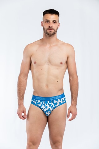 Slip - Blanco y azul