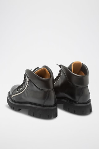 Boots en cuir - Noir