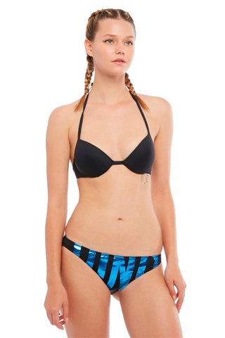 Sujetador de bikini - Azul y negro