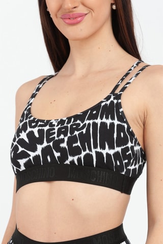 Sujetador deportivo - Blanco y negro