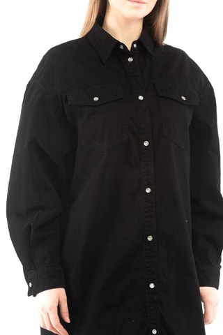 Vestido camisero - Negro