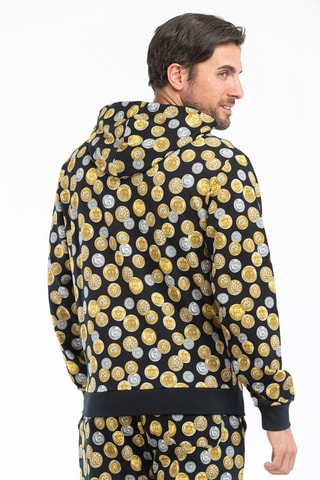 Sweat à capuche - Noir et gris