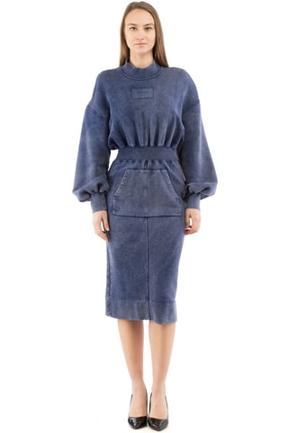 Vestido jersey - Azul