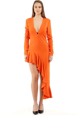 Vestido asimétrico - Naranja