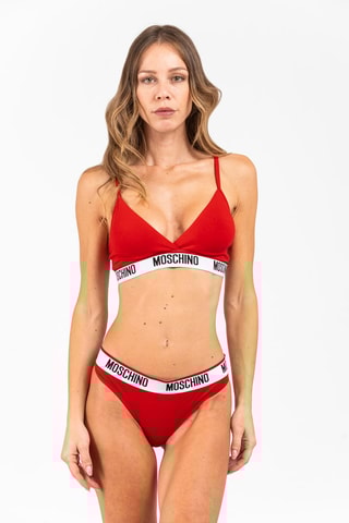 Sujetador - Blanco, negro y rojo