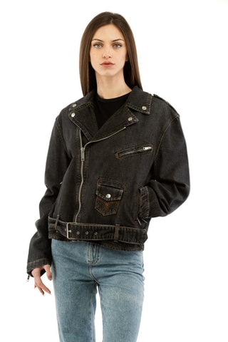 Veste en jean - Noir