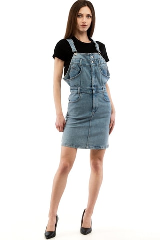 Robe-salopette - Bleu