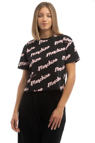 Camiseta - Blanco, negro y rosa