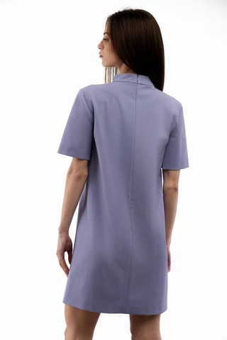 Vestido trapecio - Violeta