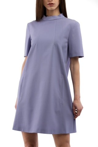 Vestido trapecio - Violeta