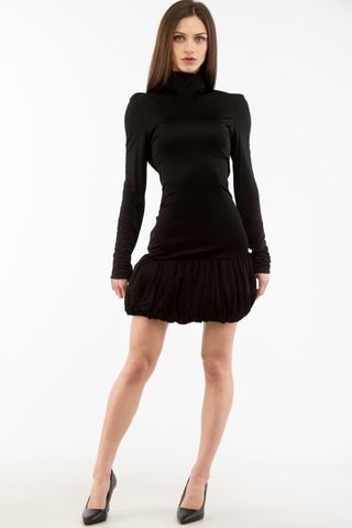 Vestido globo - Negro