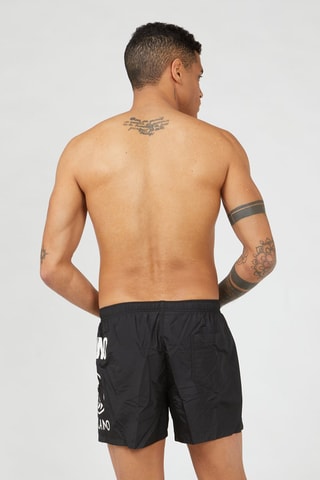 Bañador corto - Blanco y negro