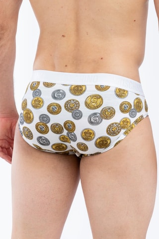 Slip - Blanco y gris