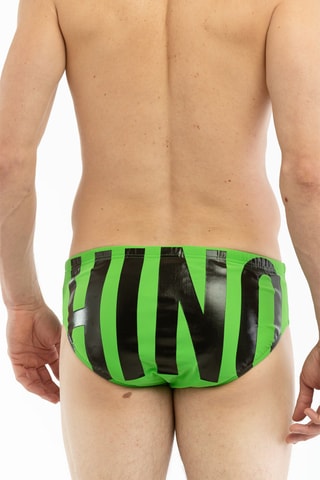 Bañador estilo slip - Negro y verde