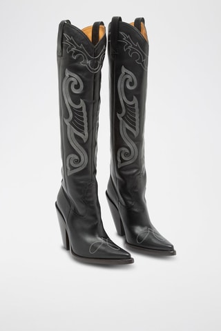 Bottes en cuir - Noir