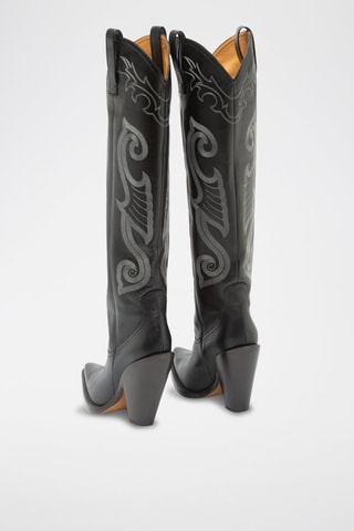 Bottes en cuir - Noir