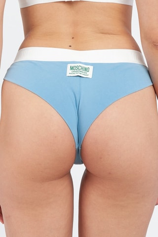 2 tangas - Blanc, bleu et vert